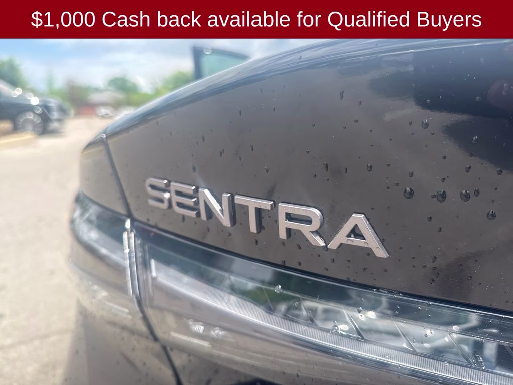 2026 Super Black Nissan Sentra SV FWD Sedan