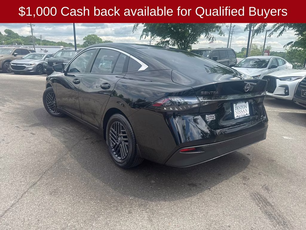 2026 Super Black Nissan Sentra SV FWD Sedan
