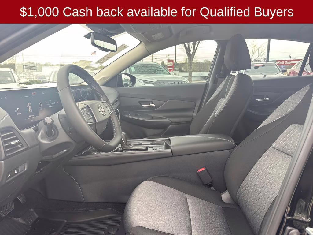 2026 Super Black Nissan Sentra SV FWD Sedan