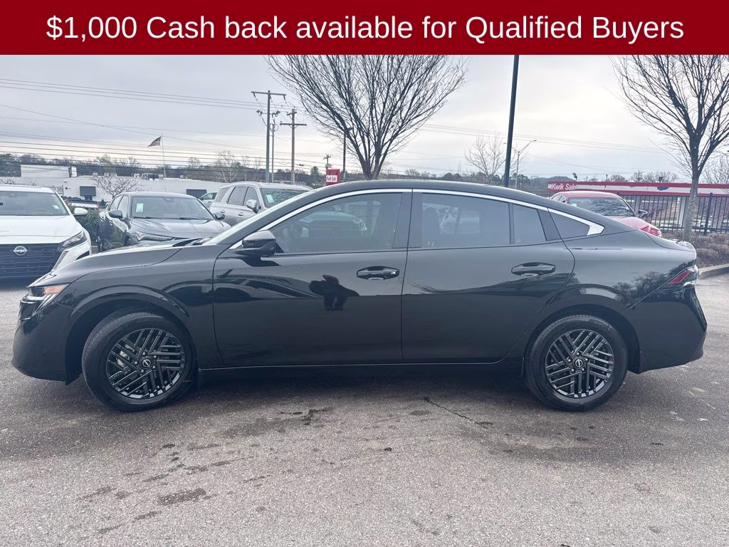 2026 Super Black Nissan Sentra SV FWD Sedan