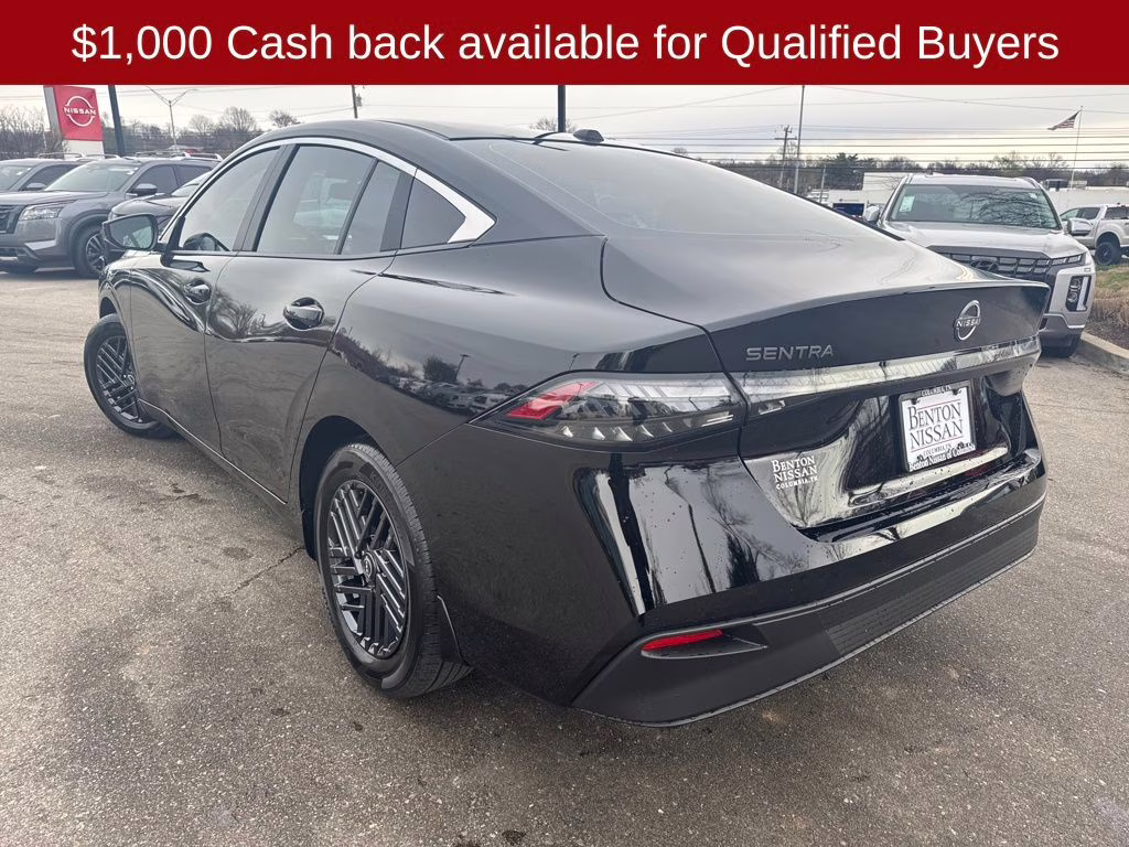 2026 Super Black Nissan Sentra SV FWD Sedan