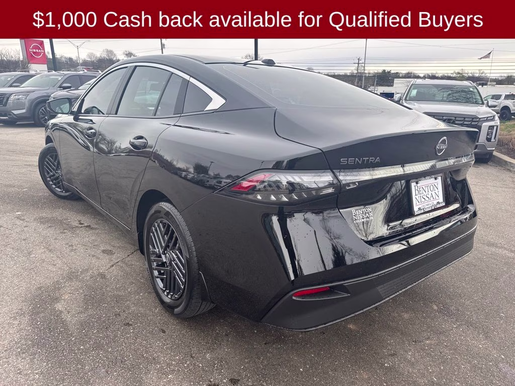 2026 Super Black Nissan Sentra SV FWD Sedan