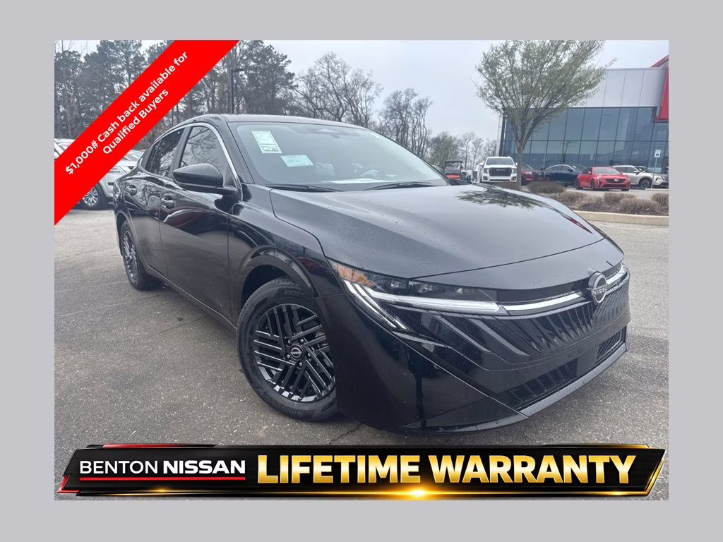2026 Super Black Nissan Sentra SV FWD Sedan