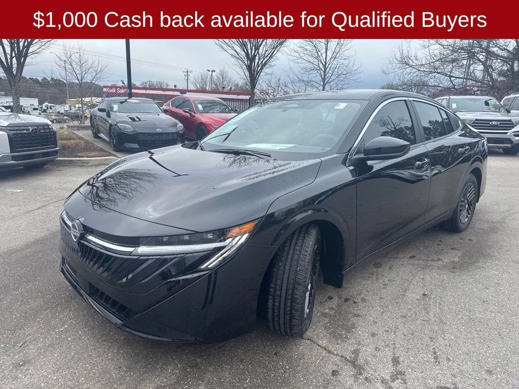 2026 Super Black Nissan Sentra SV FWD Sedan