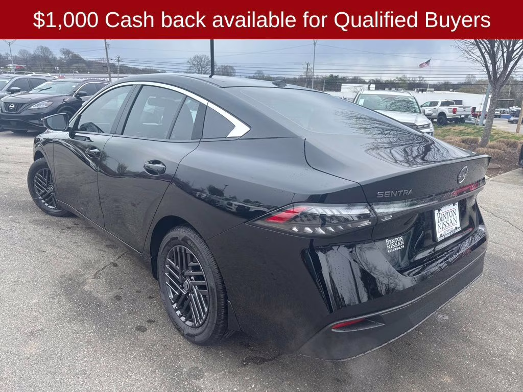 2026 Super Black Nissan Sentra SV FWD Sedan