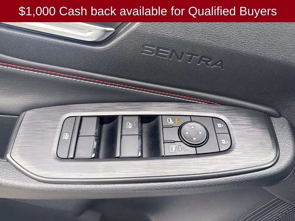 2026 Aspen White/Super Black Nissan Sentra SR FWD Sedan