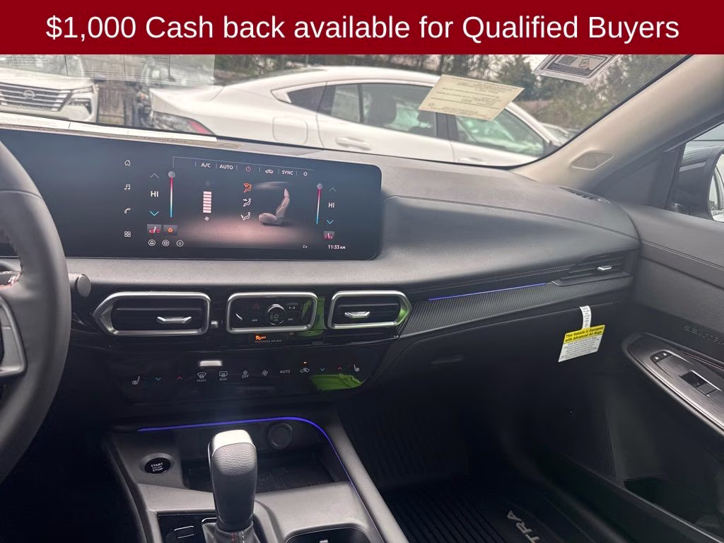 2026 Aspen White/Super Black Nissan Sentra SR FWD Sedan