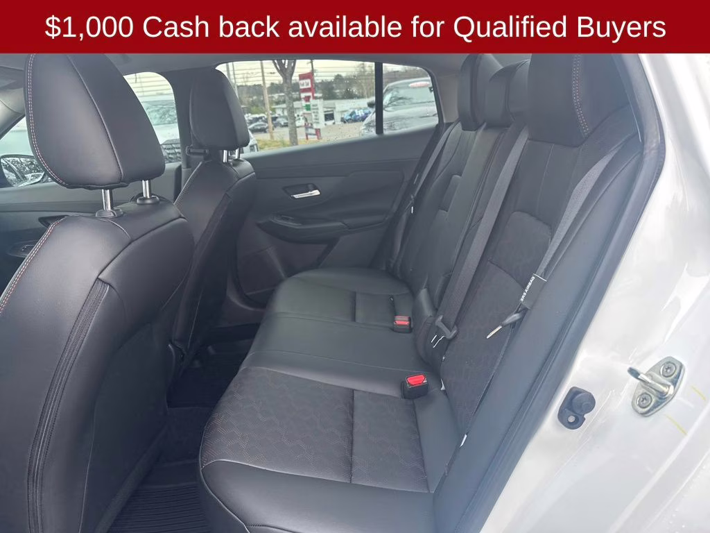 2026 Aspen White/Super Black Nissan Sentra SR FWD Sedan