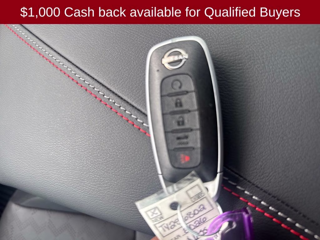 2026 Aspen White/Super Black Nissan Sentra SR FWD Sedan