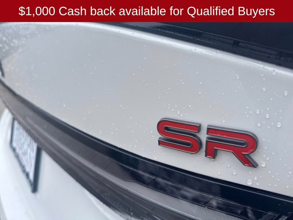 2026 Aspen White/Super Black Nissan Sentra SR FWD Sedan