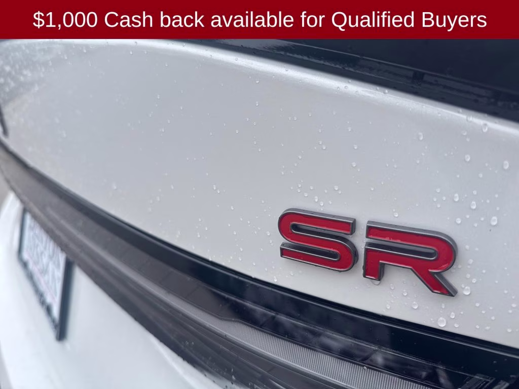 2026 Aspen White/Super Black Nissan Sentra SR FWD Sedan