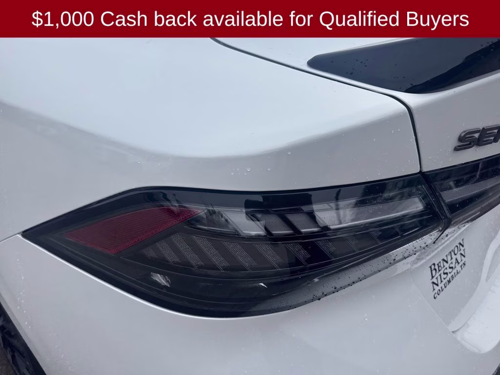2026 Aspen White/Super Black Nissan Sentra SR FWD Sedan