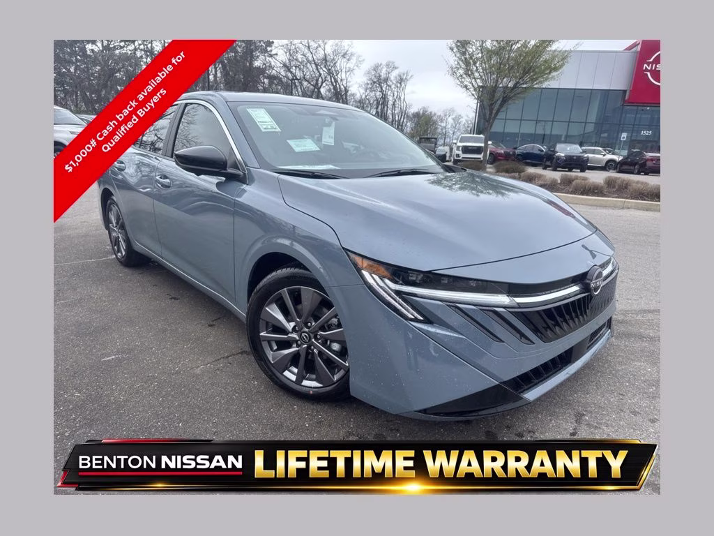 2026 Atlantic Gray Metallic Nissan Sentra SL FWD Sedan
