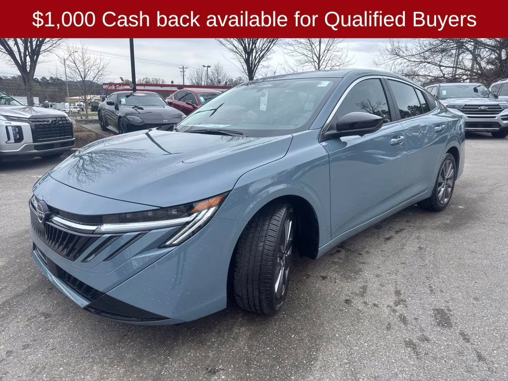 2026 Atlantic Gray Metallic Nissan Sentra SL FWD Sedan