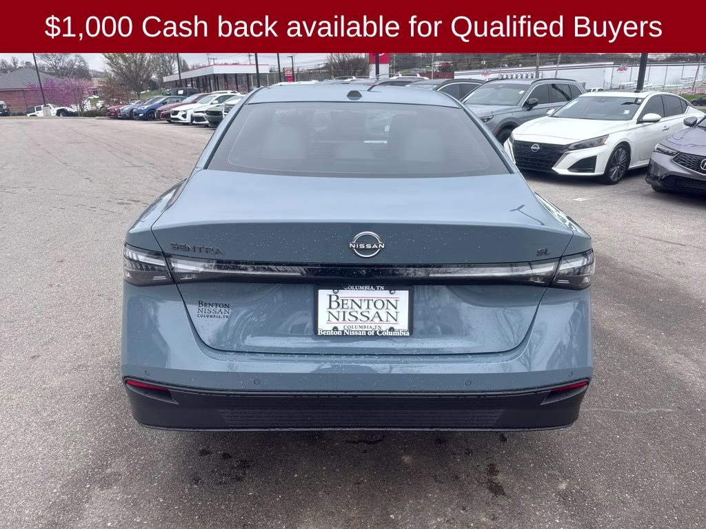 2026 Atlantic Gray Metallic Nissan Sentra SL FWD Sedan