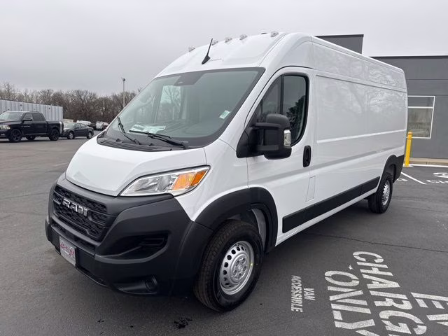 2026 Bright White Clearcoat Ram ProMaster 2500 High Roof FWD Van