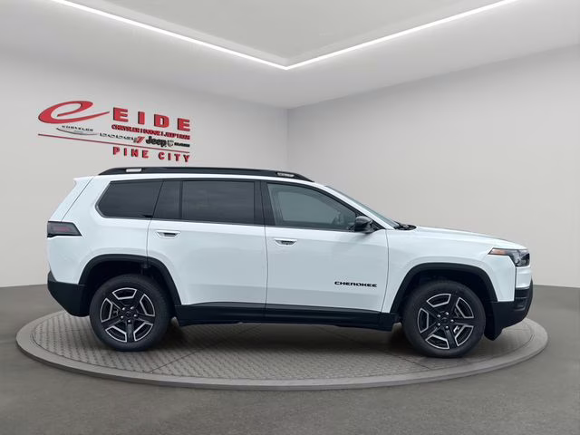 2026 Bright White Clearcoat Jeep Cherokee Limited 4X4 SUV