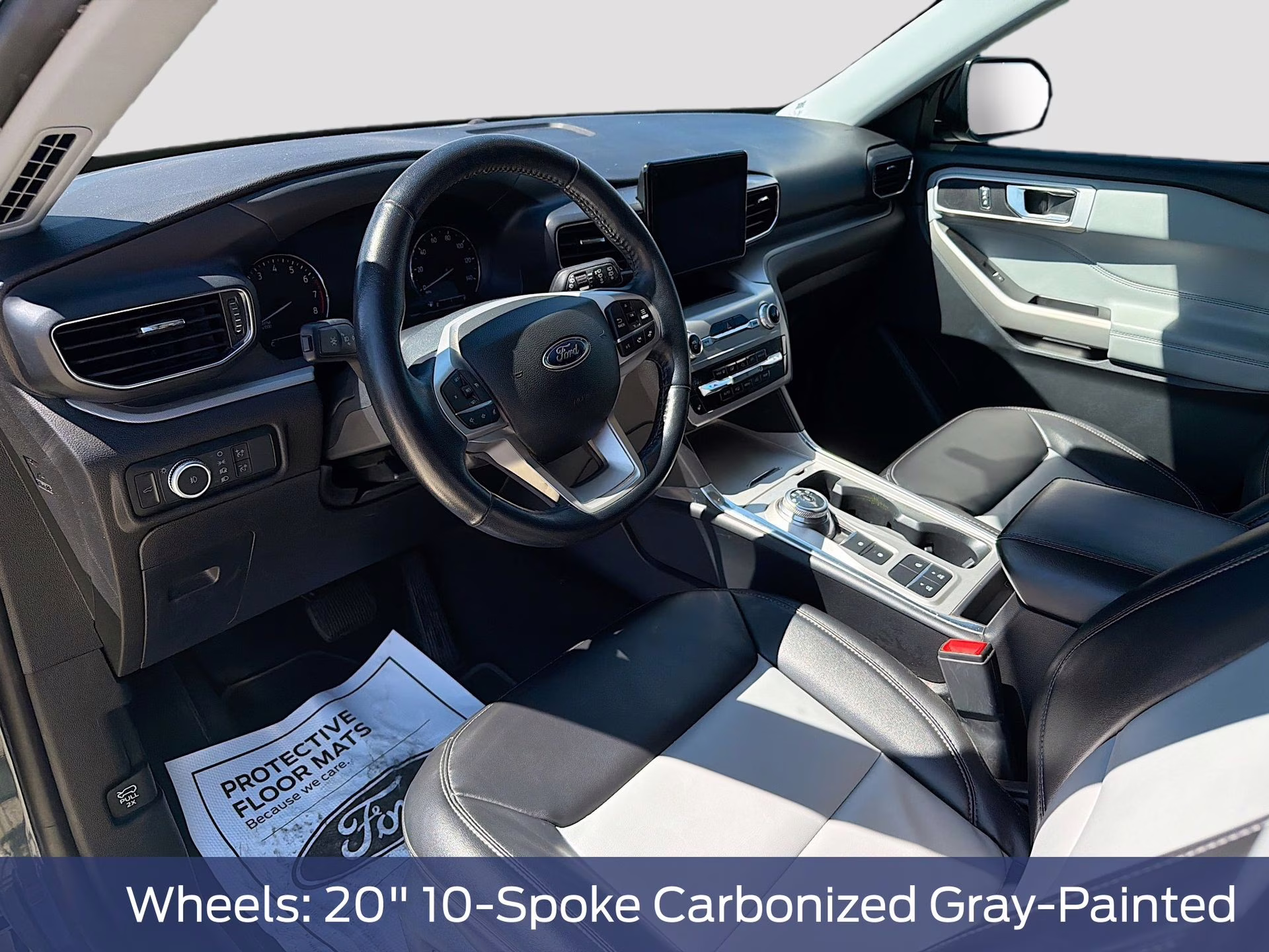 2022 Stone Blue Metallic Ford Explorer XLT RWD SUV