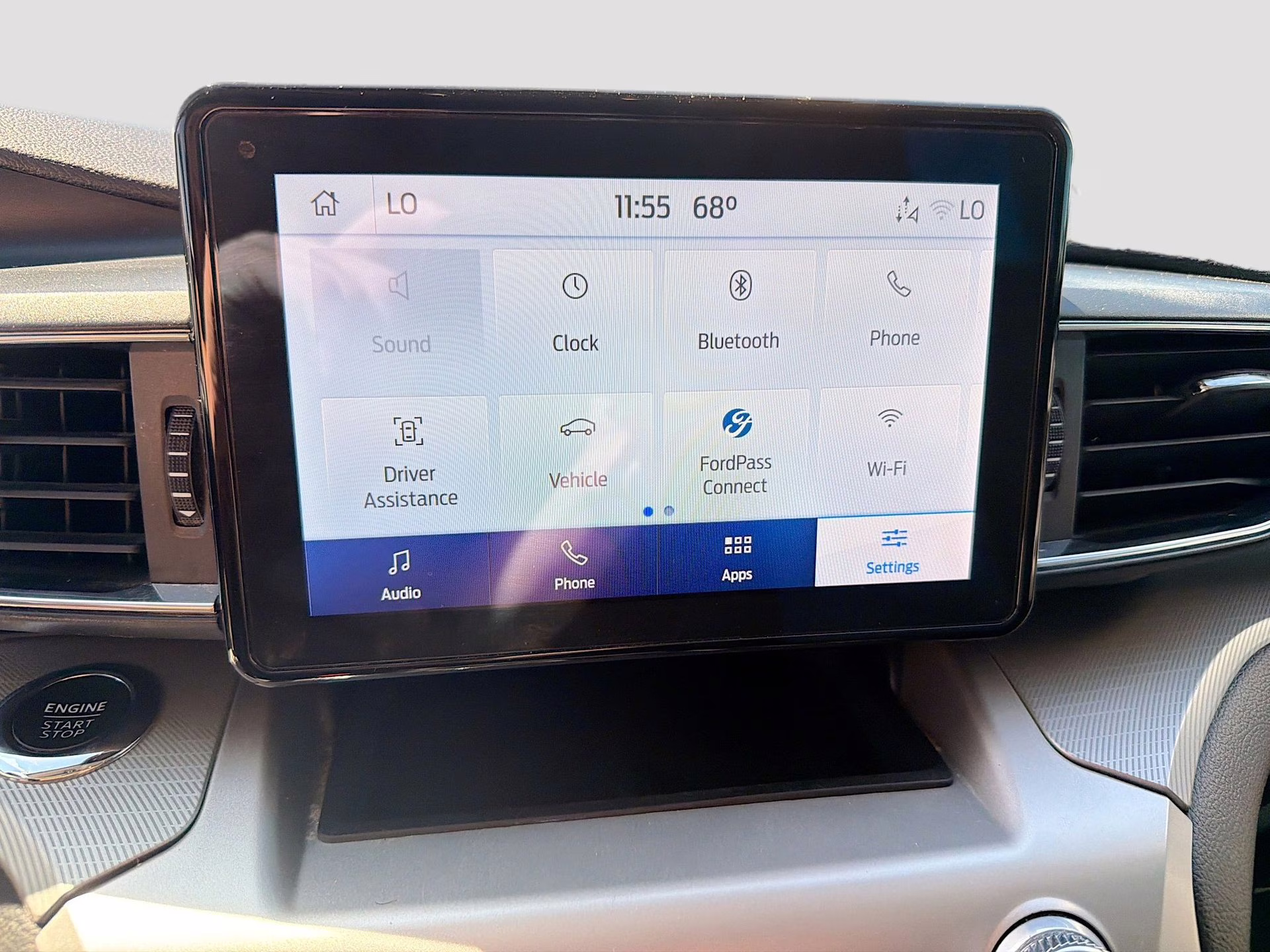 2022 Stone Blue Metallic Ford Explorer XLT RWD SUV