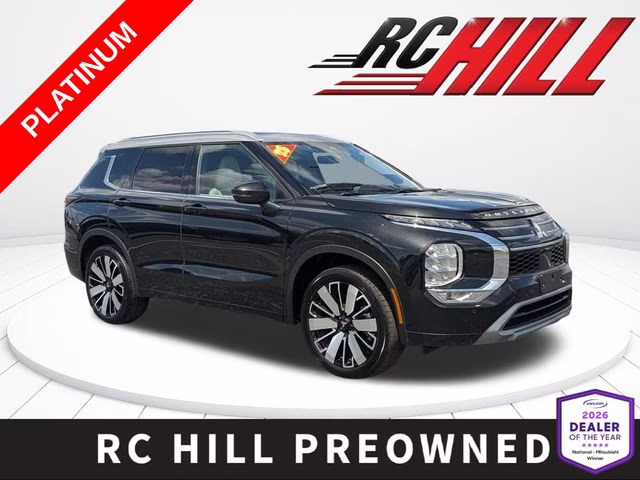 2025 Black Diamond/Alloy Silver Roof Mitsubishi Outlander Platinum Edition AWD SUV