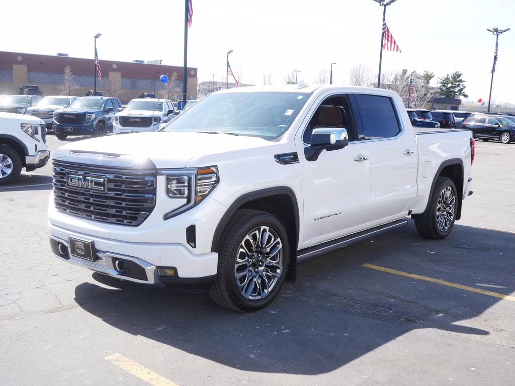 2024 White GMC Sierra 1500 Denali Ultimate 4X4 Truck