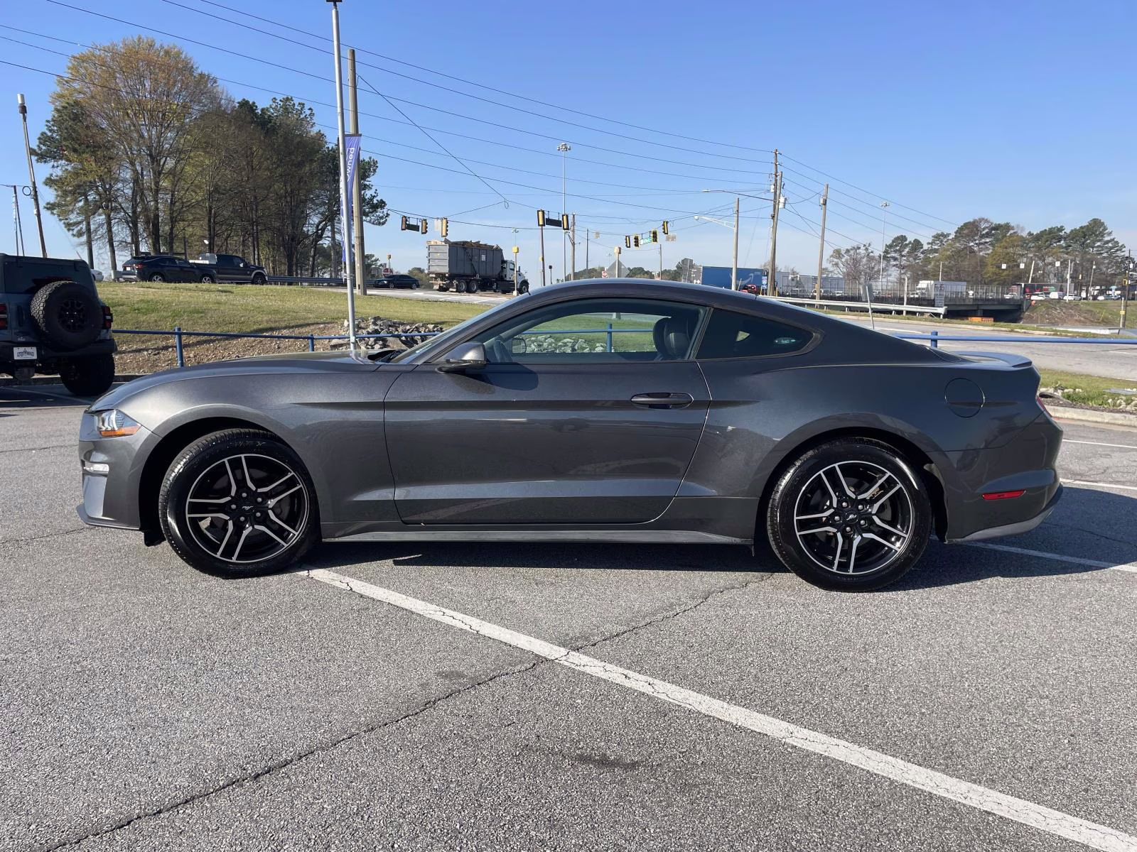 2019 Magnetic Metallic Ford Mustang EcoBoost Premium RWD Coupe