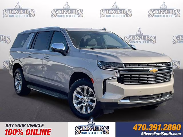 2021 Empire Beige Metallic Chevrolet Suburban Premier 4X4 SUV
