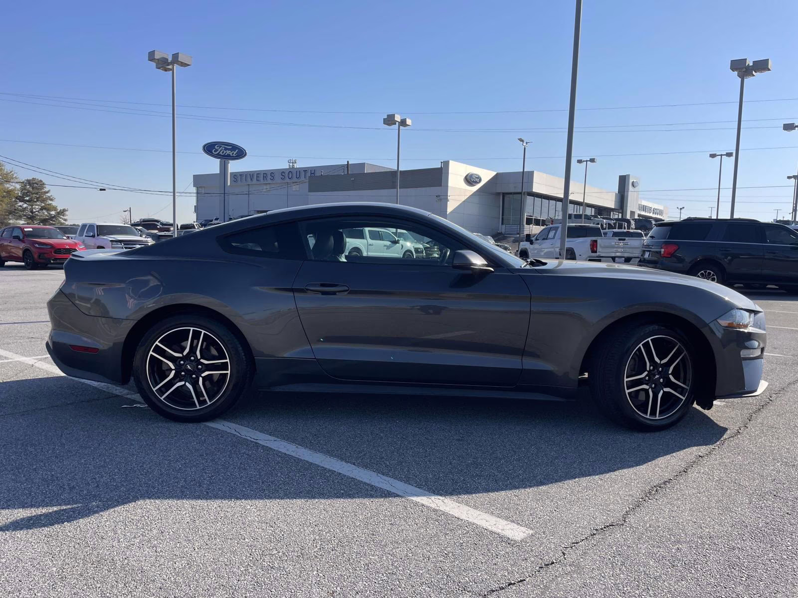 2019 Magnetic Metallic Ford Mustang EcoBoost Premium RWD Coupe