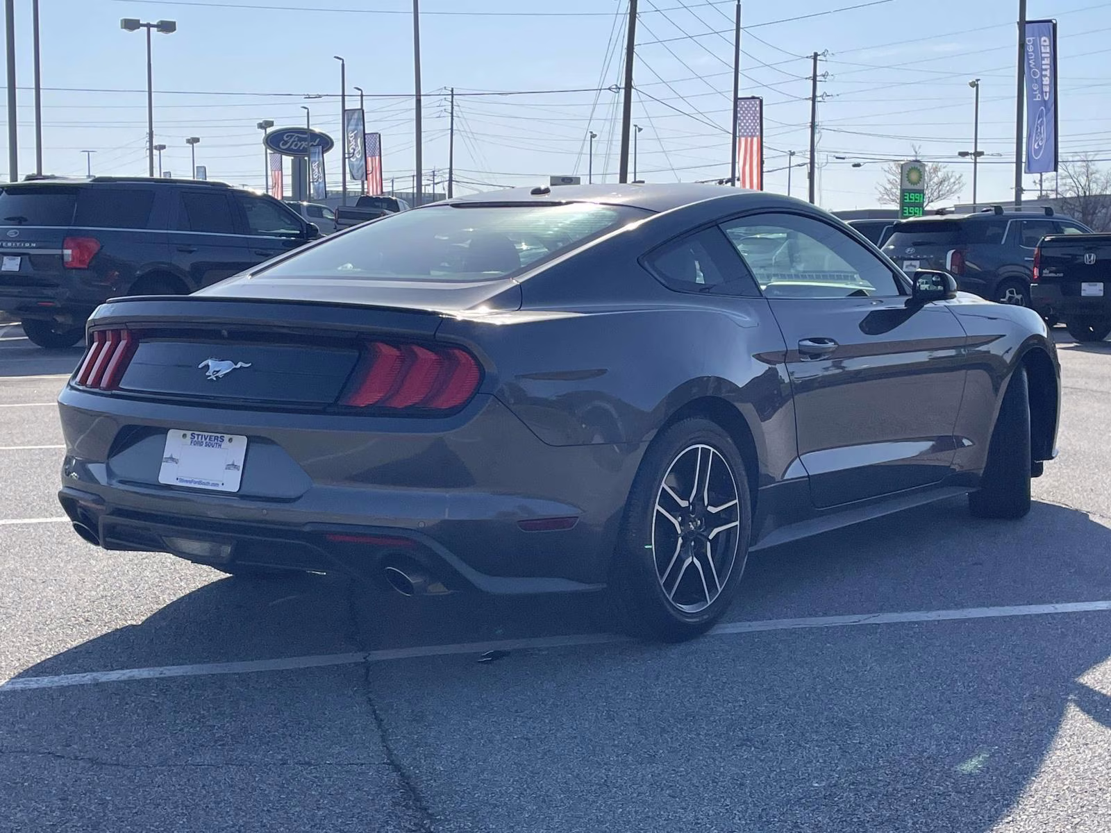 2019 Magnetic Metallic Ford Mustang EcoBoost Premium RWD Coupe