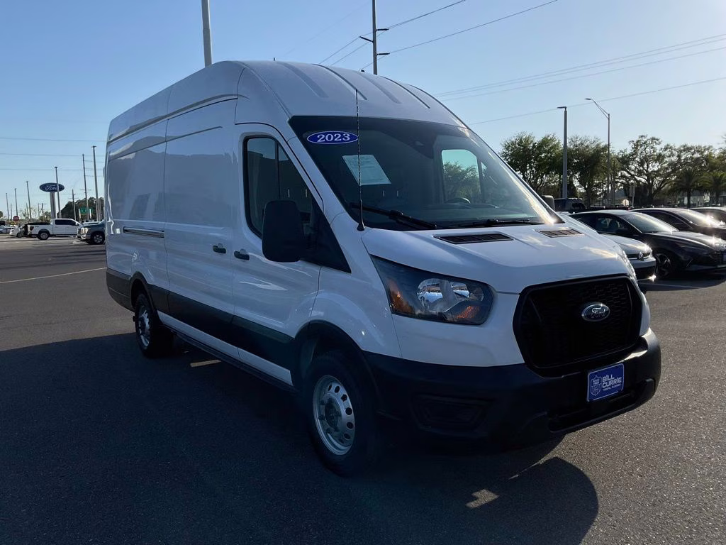 2023 Oxford White Ford Transit-250 AWD HIGH ROOF EXTENDED AWD Van