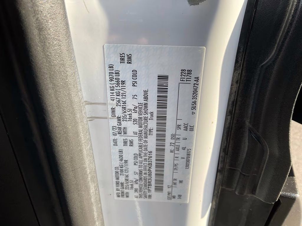 2023 Oxford White Ford Transit-250 AWD HIGH ROOF EXTENDED AWD Van