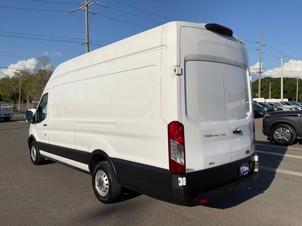 2023 Oxford White Ford Transit-250 AWD HIGH ROOF EXTENDED AWD Van