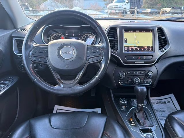 2021 Hydro Blue Pearlcoat Jeep Cherokee Trailhawk 4X4 SUV