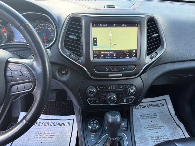 2021 Hydro Blue Pearlcoat Jeep Cherokee Trailhawk 4X4 SUV