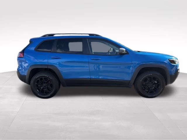 2021 Hydro Blue Pearlcoat Jeep Cherokee Trailhawk 4X4 SUV