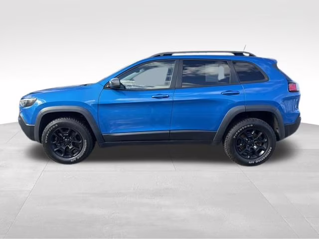2021 Hydro Blue Pearlcoat Jeep Cherokee Trailhawk 4X4 SUV