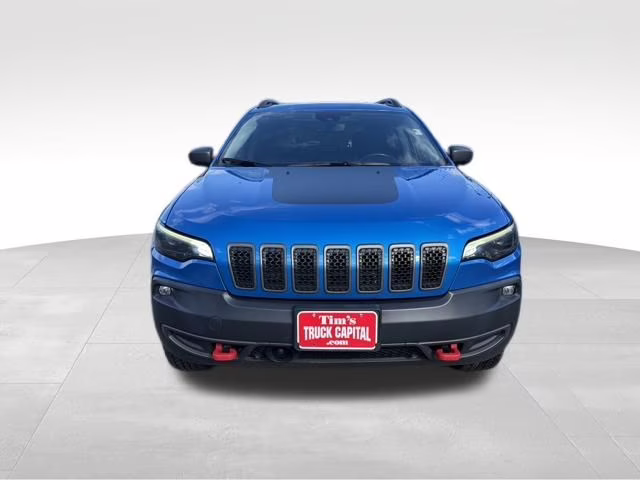 2021 Hydro Blue Pearlcoat Jeep Cherokee Trailhawk 4X4 SUV