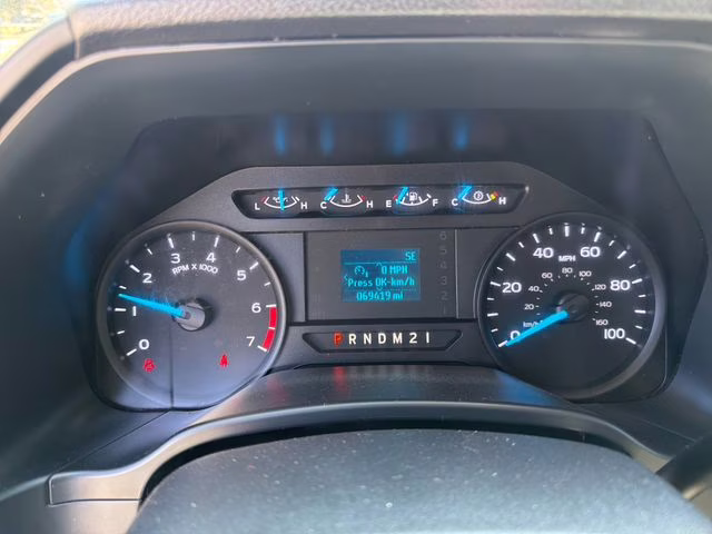 2017 Blue Ford Super Duty F-250 SRW XL 4X4 Truck