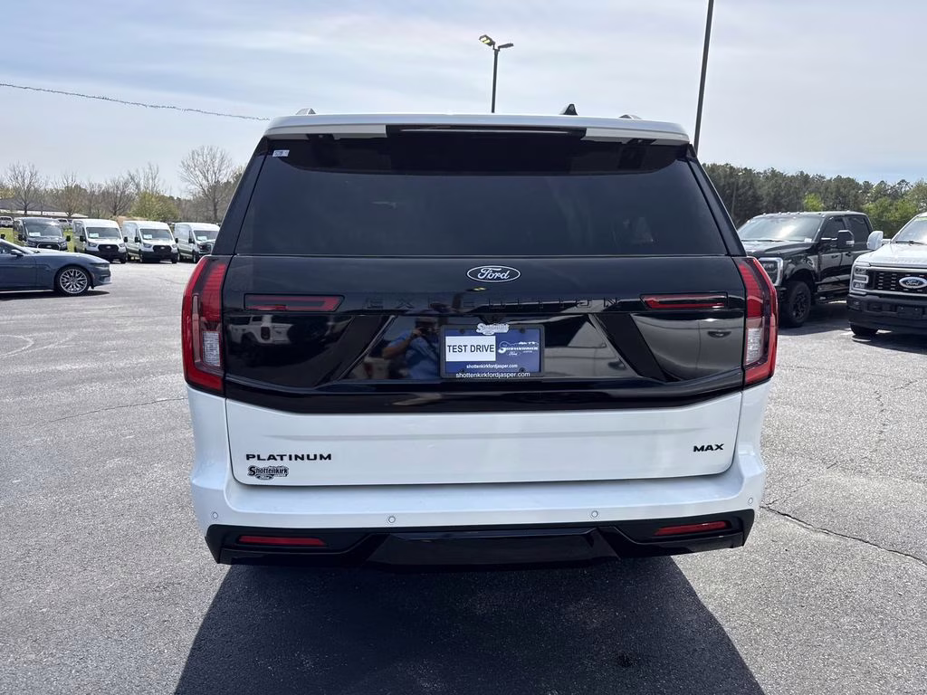 2026 Star White Metallic Tri-Coat Ford Expedition Max Platinum 4X4 SUV