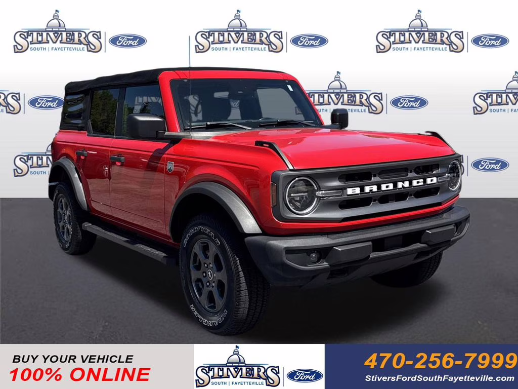 2022 Race Red Ford Bronco Big Bend 4X4 SUV