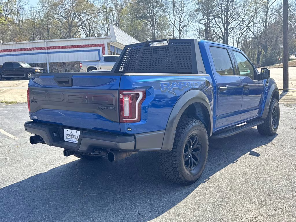 2017 Lightning Blue Ford F-150 Raptor 4X4 Truck
