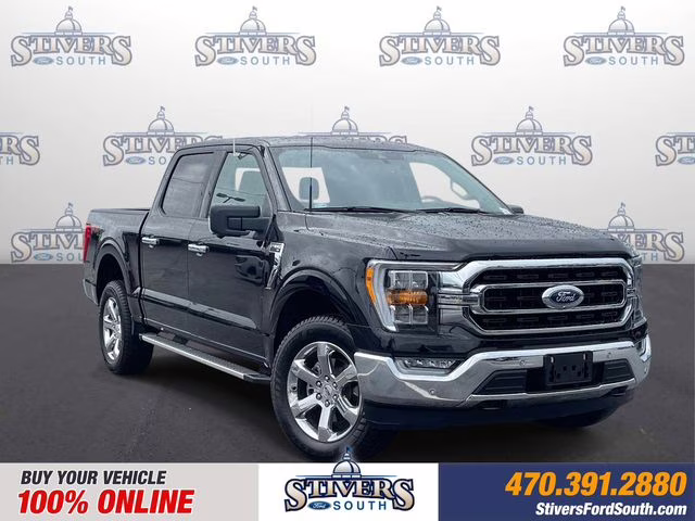 2022 Black Metallic Ford F-150 XLT 4X4 Truck