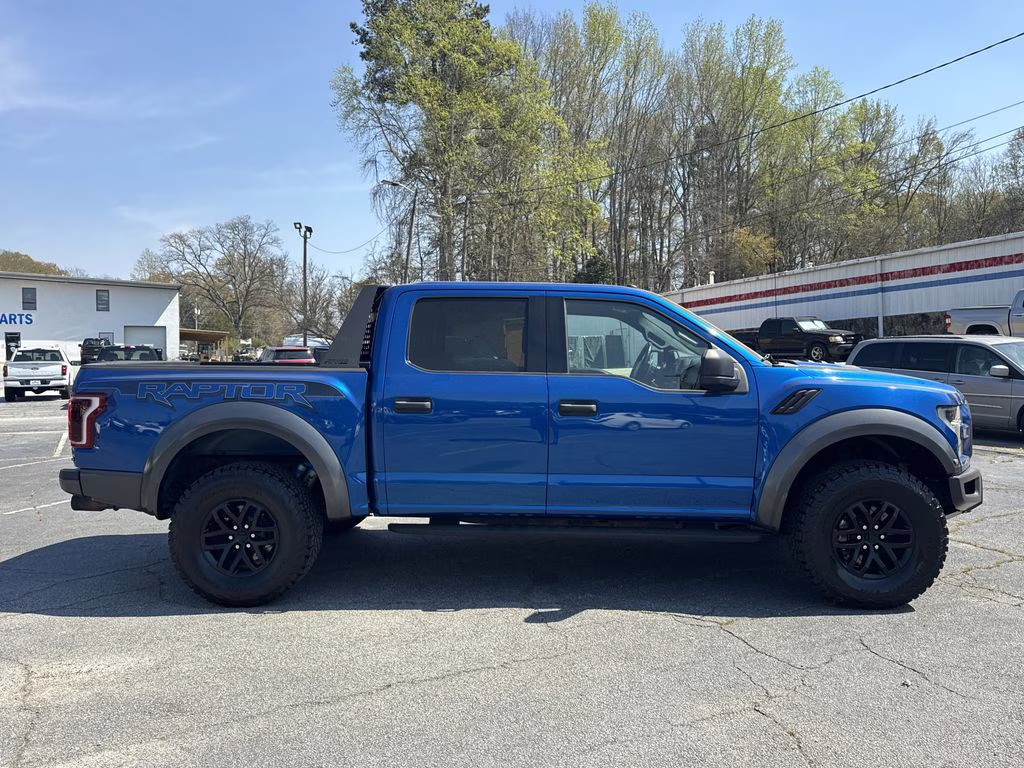 2017 Lightning Blue Ford F-150 Raptor 4X4 Truck