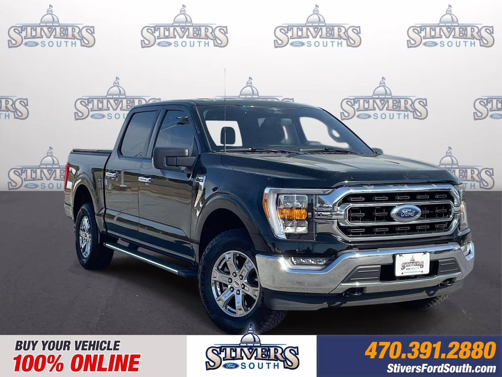 2023 Black Metallic Ford F-150 XLT 4X4 Truck