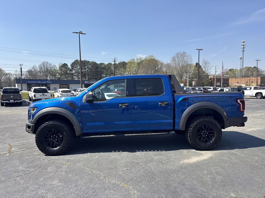 2017 Lightning Blue Ford F-150 Raptor 4X4 Truck