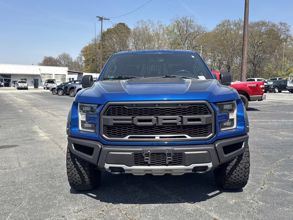2017 Lightning Blue Ford F-150 Raptor 4X4 Truck