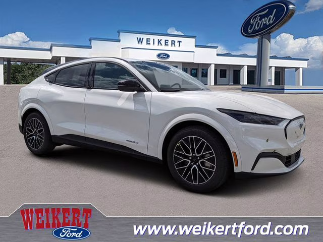 2026 Star White Metallic Tri-Coat Ford Mustang Mach-E Premium RWD SUV