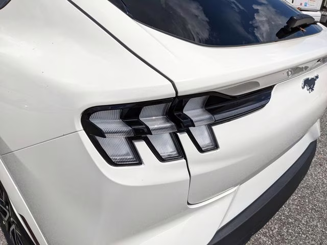 2026 Star White Metallic Tri-Coat Ford Mustang Mach-E Premium RWD SUV
