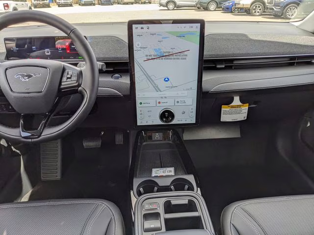 2026 Star White Metallic Tri-Coat Ford Mustang Mach-E Premium RWD SUV