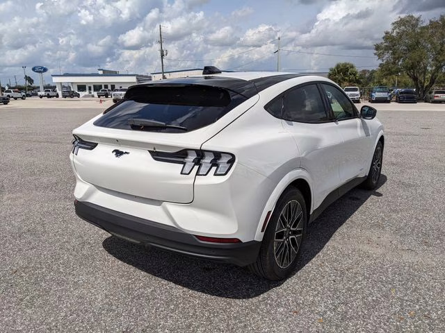 2026 Star White Metallic Tri-Coat Ford Mustang Mach-E Premium RWD SUV